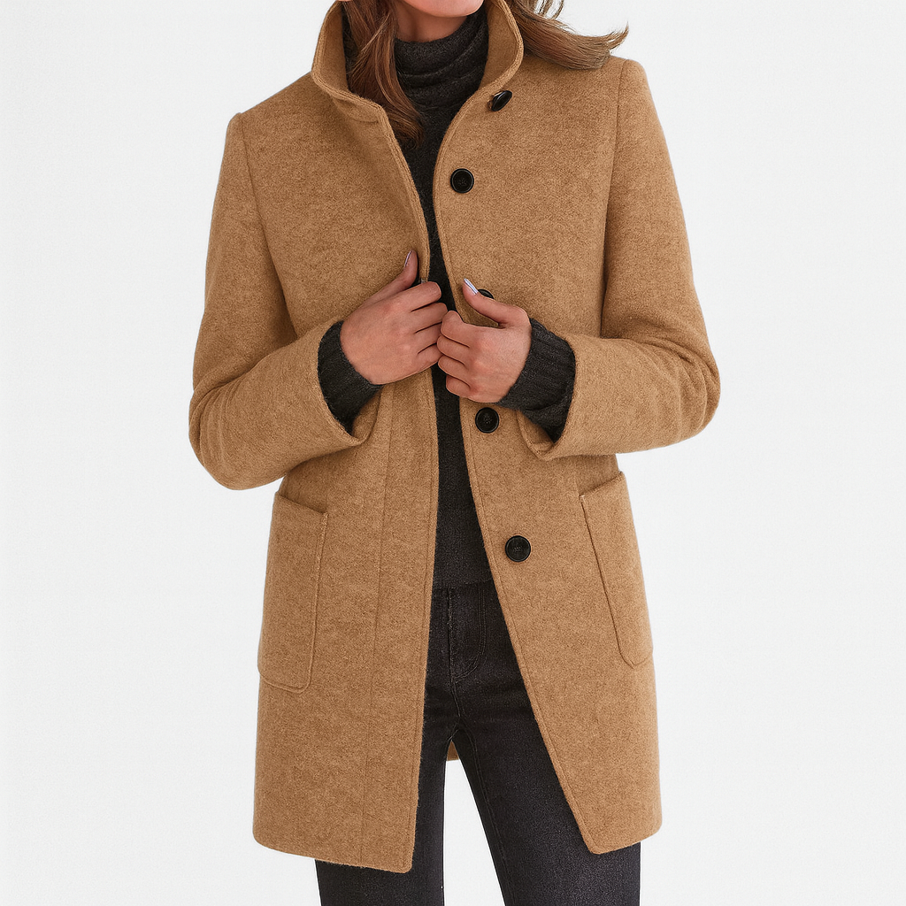 STELLA™ | Elegant Warm Collar Coat