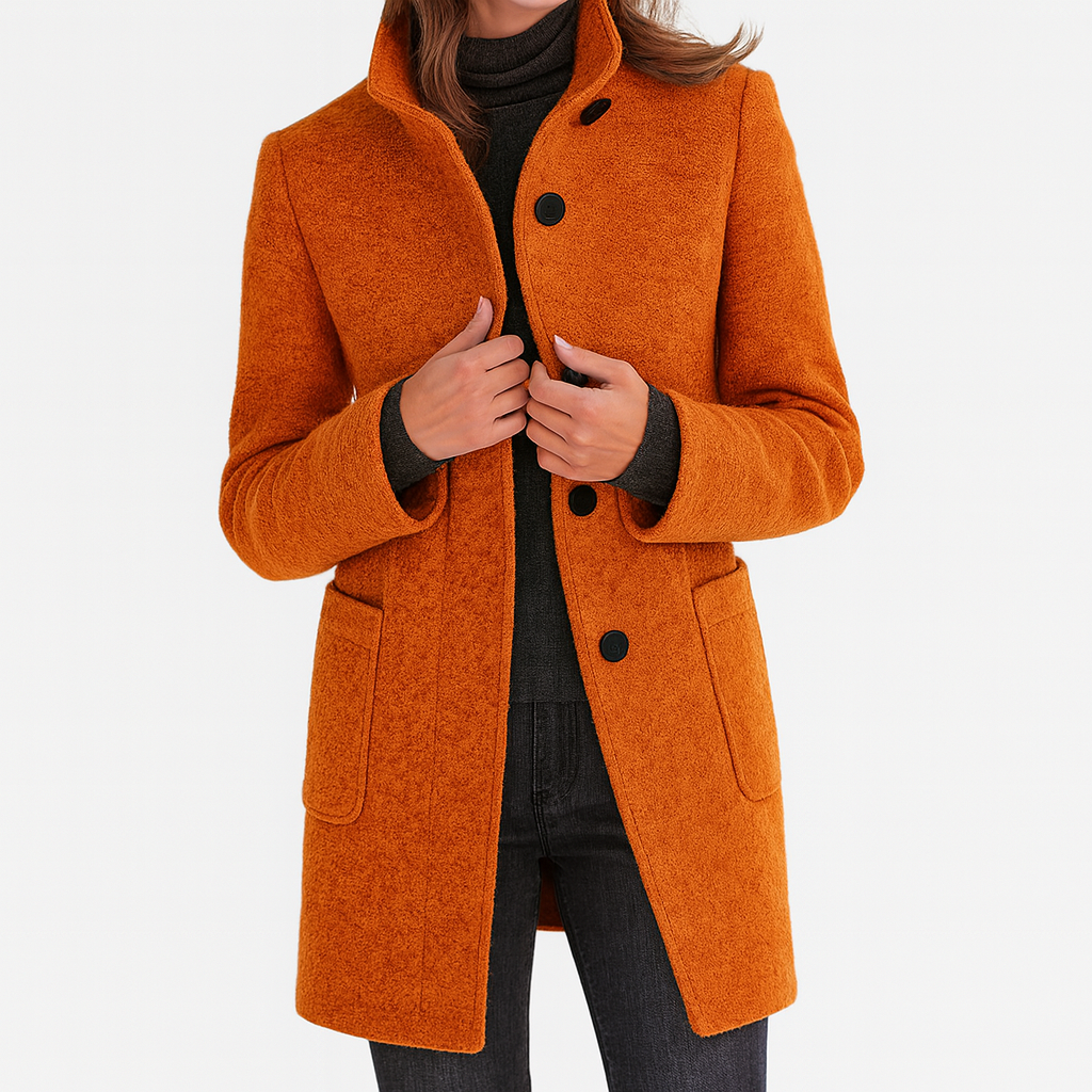 STELLA™ | Elegant Warm Collar Coat