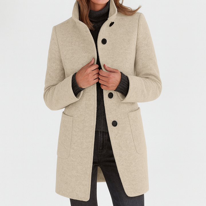 STELLA™ | Elegant Warm Collar Coat