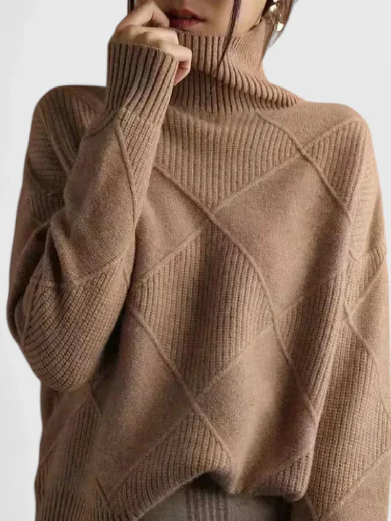 Tiffany | Geometric Knit Sweater