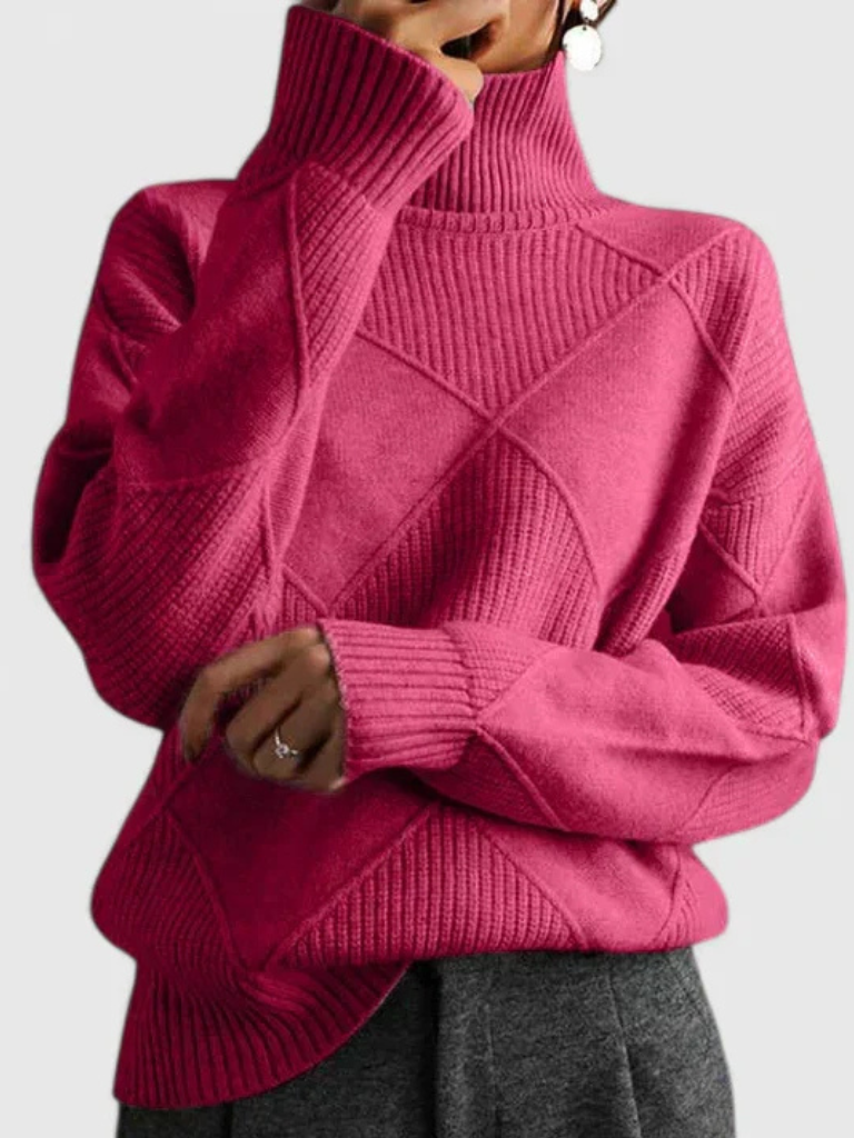 Tiffany | Geometric Knit Sweater