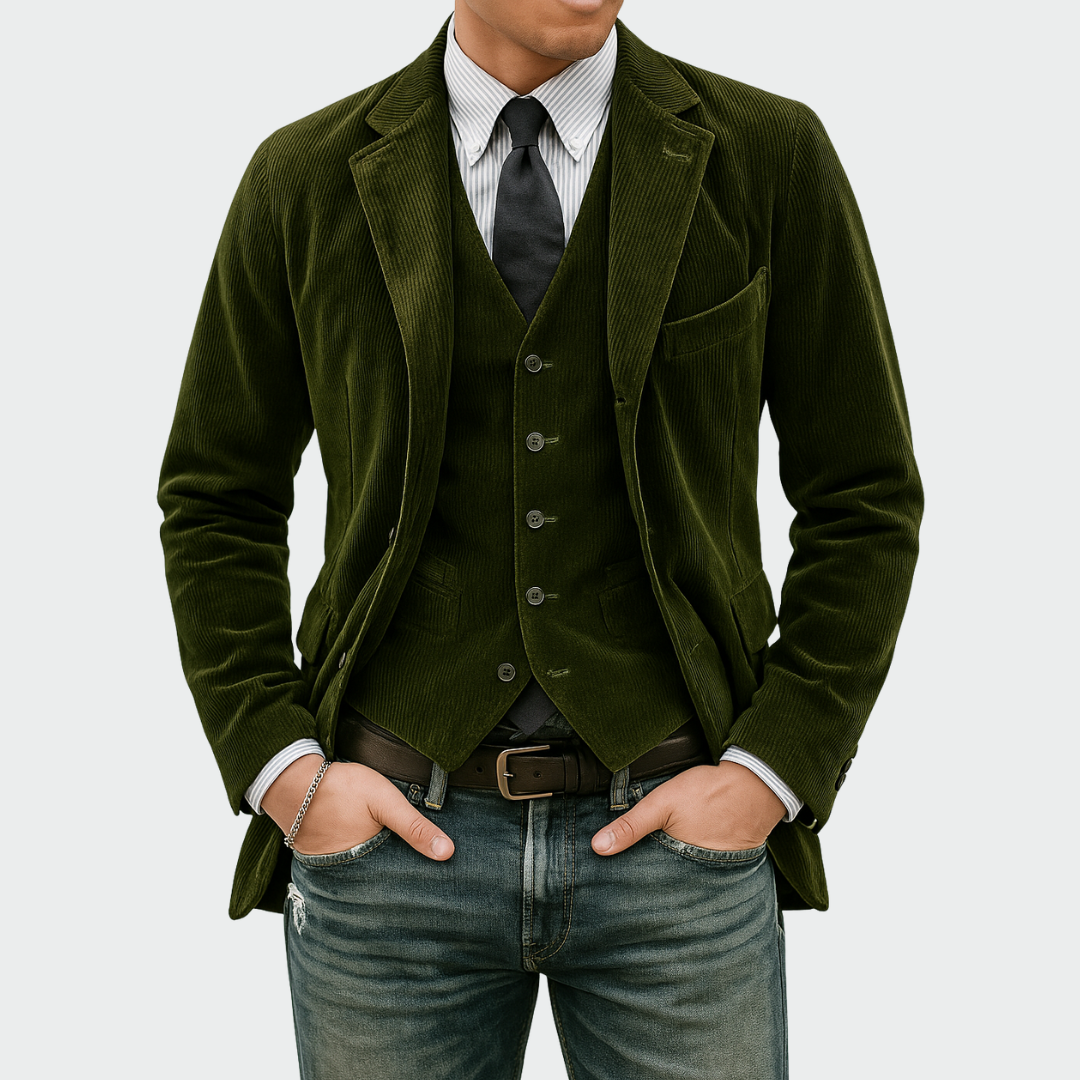 Tommy | Velvet Blazer & Waistcoat Set 3