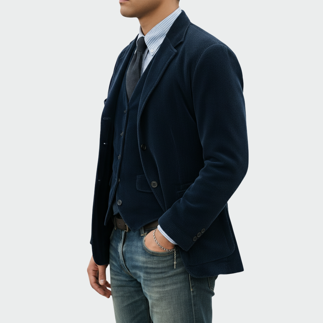 Tommy | Velvet Blazer & Waistcoat Set 4