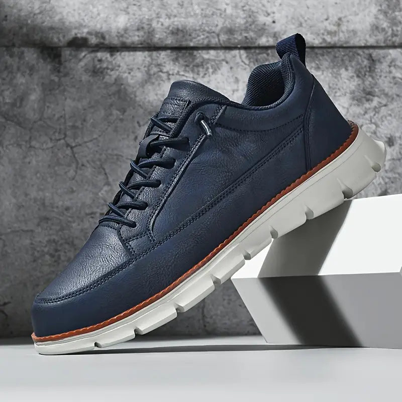 Torricelli™ | Comfortable Black Leather Sneakers