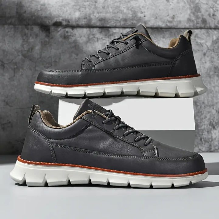 Torricelli™ | Comfortable Black Leather Sneakers