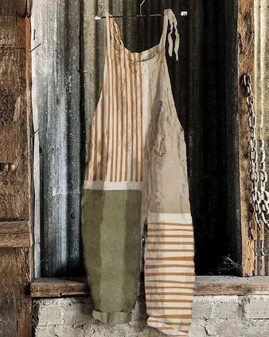 Vintage Wide-Leg Jumpsuit - Effortless Style & All-Day Comfort for Women