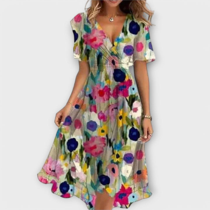 Verity™ | Flattering V-Neck Dress
