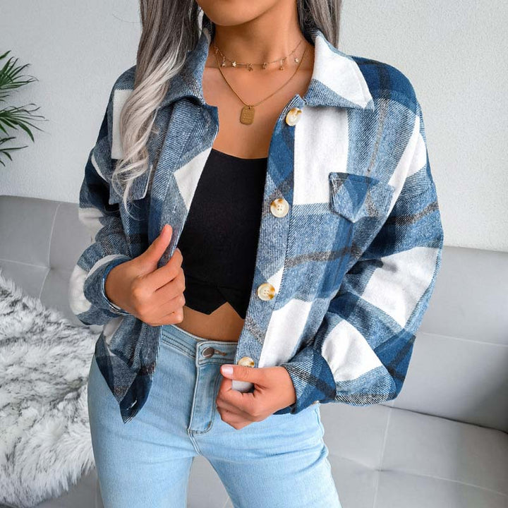 Vintage Checkered Jacket - Cozy Style for All Seasons