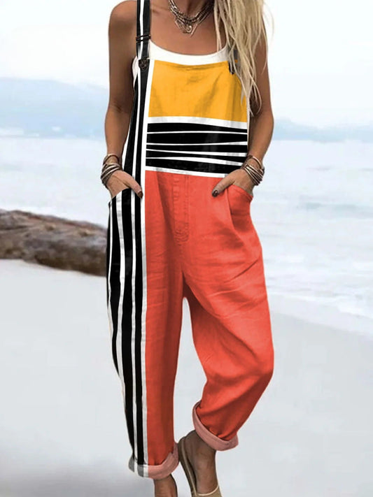 Vintage Floral Jumpsuit Women - Effortless Style & All-Day Comfort