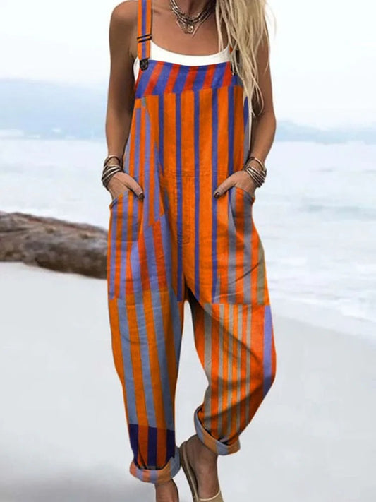 Vintage Floral Jumpsuit Women - Effortless Style & All-Day Comfort