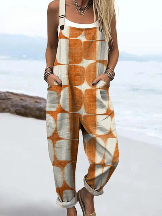 Vintage Floral Jumpsuit Women - Effortless Style & All-Day Comfort