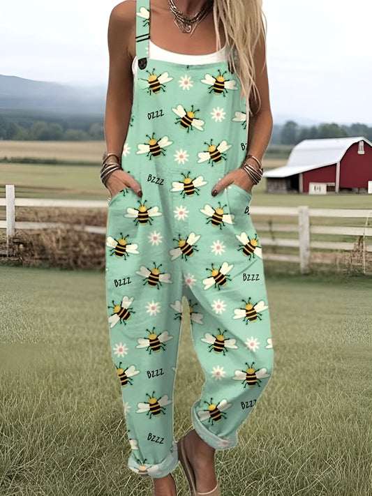 Vintage Floral Jumpsuit Women - Effortless Style & All-Day Comfort