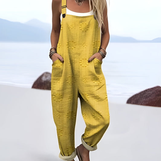 Vintage Floral Jumpsuit Women - Effortless Style & All-Day Comfort
