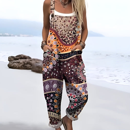 Vintage Floral Jumpsuit Women - Effortless Style & All-Day Comfort
