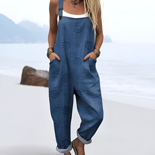 Vintage Floral Jumpsuit Women - Effortless Style & All-Day Comfort