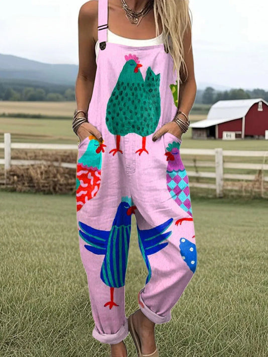 Vintage Floral Jumpsuit Women - Effortless Style & All-Day Comfort