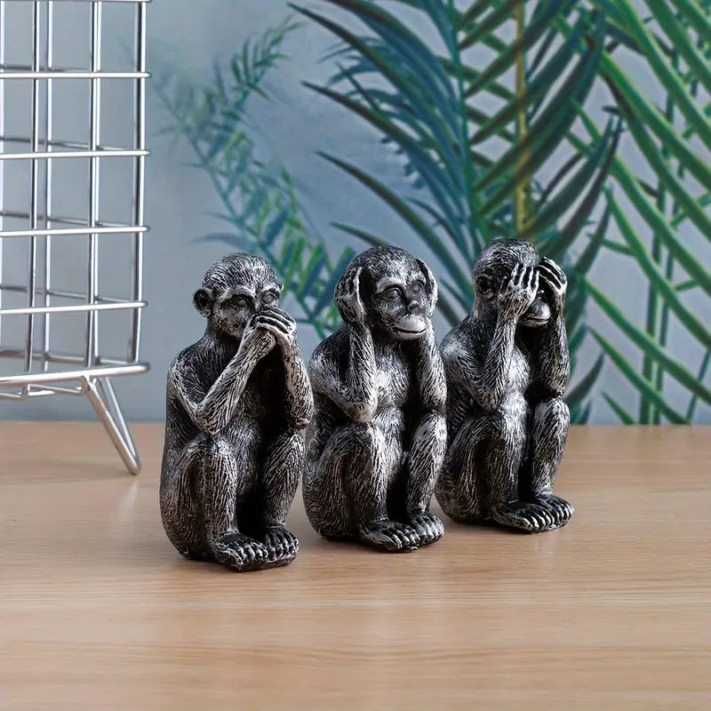 WiseChimp™ | Meaningful Decorative Sculpture Set