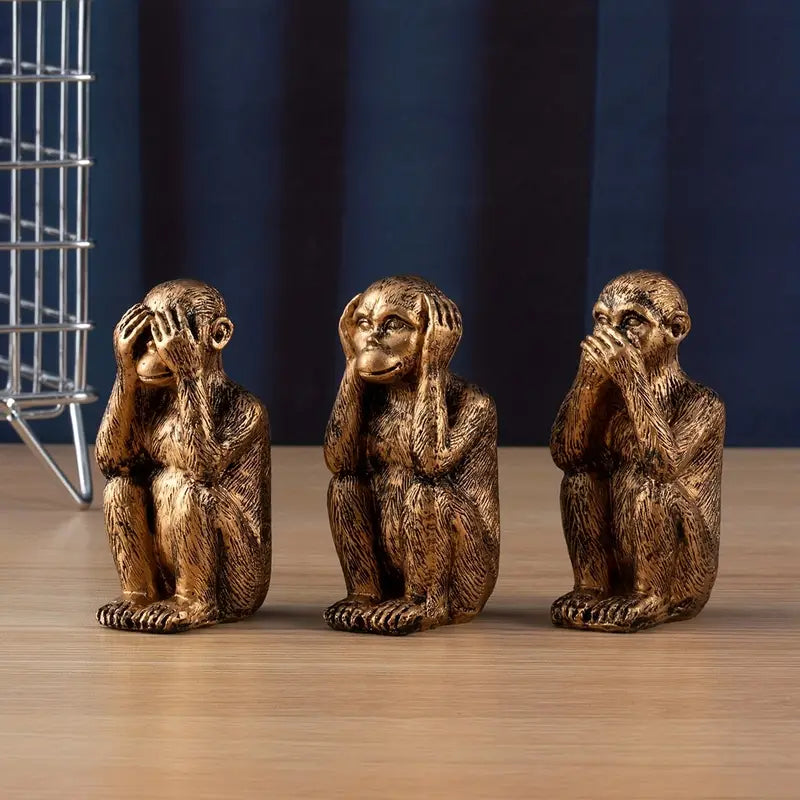 WiseChimp™ | Meaningful Decorative Sculpture Set
