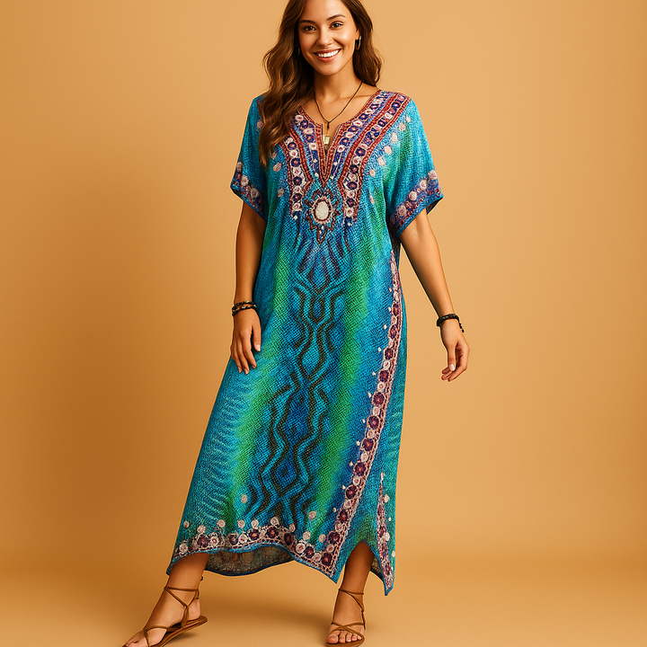 Women's Summer Maxi Dress - Flattering Fit in White for Every Occasion
