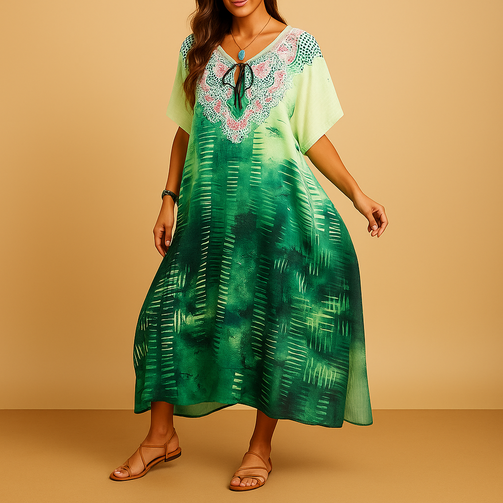 Women's Summer Maxi Dress - Flattering Fit in White for Every Occasion