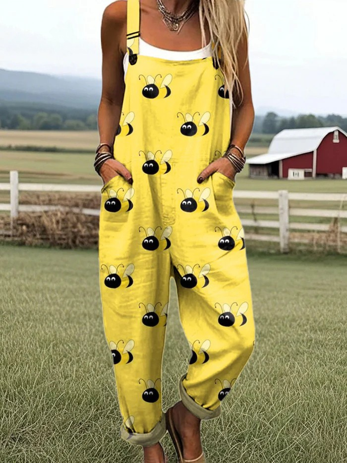 Women's Wide Leg Jumpsuit - Effortless Comfort & Stylish Floral Print