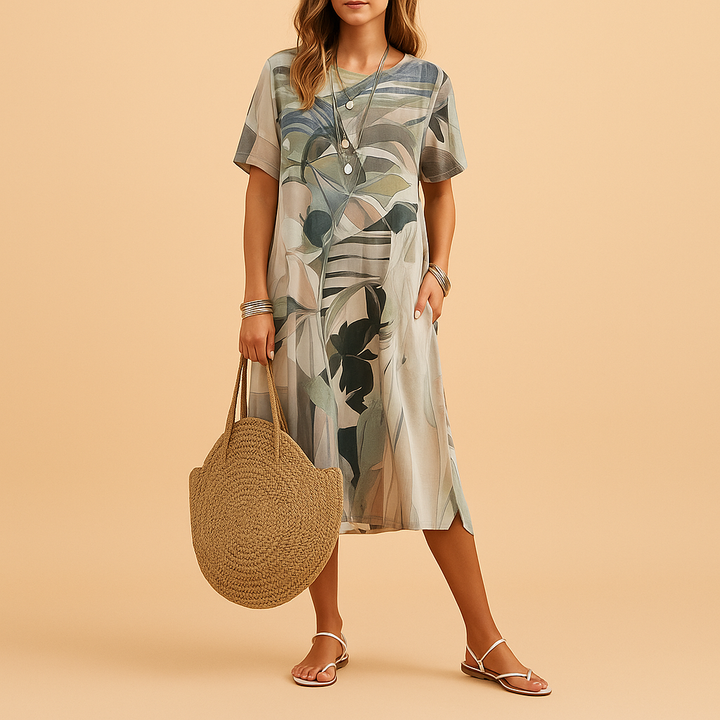 Womens Dress - Artistic Design with Flattering Fit