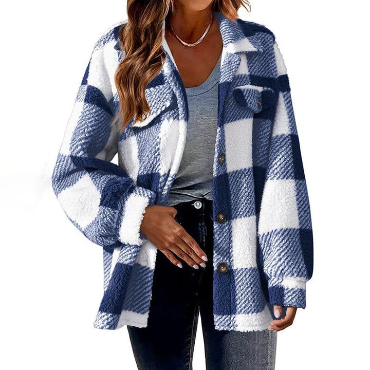 Womens Plaid Winter Coat - Cozy, Stylish, and Versatile Outerwear