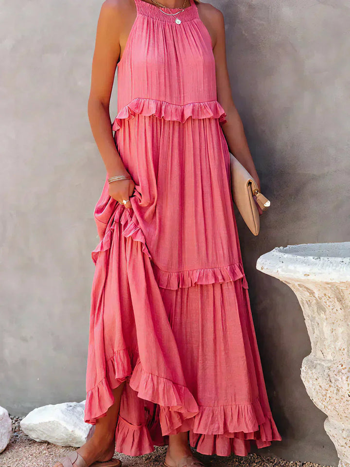 Xanthe™ | Relaxed White Maxi Dress for Effortless Elegance