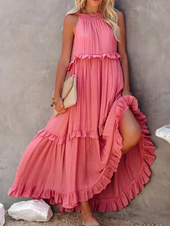 Xanthe™ | Relaxed White Maxi Dress for Effortless Elegance