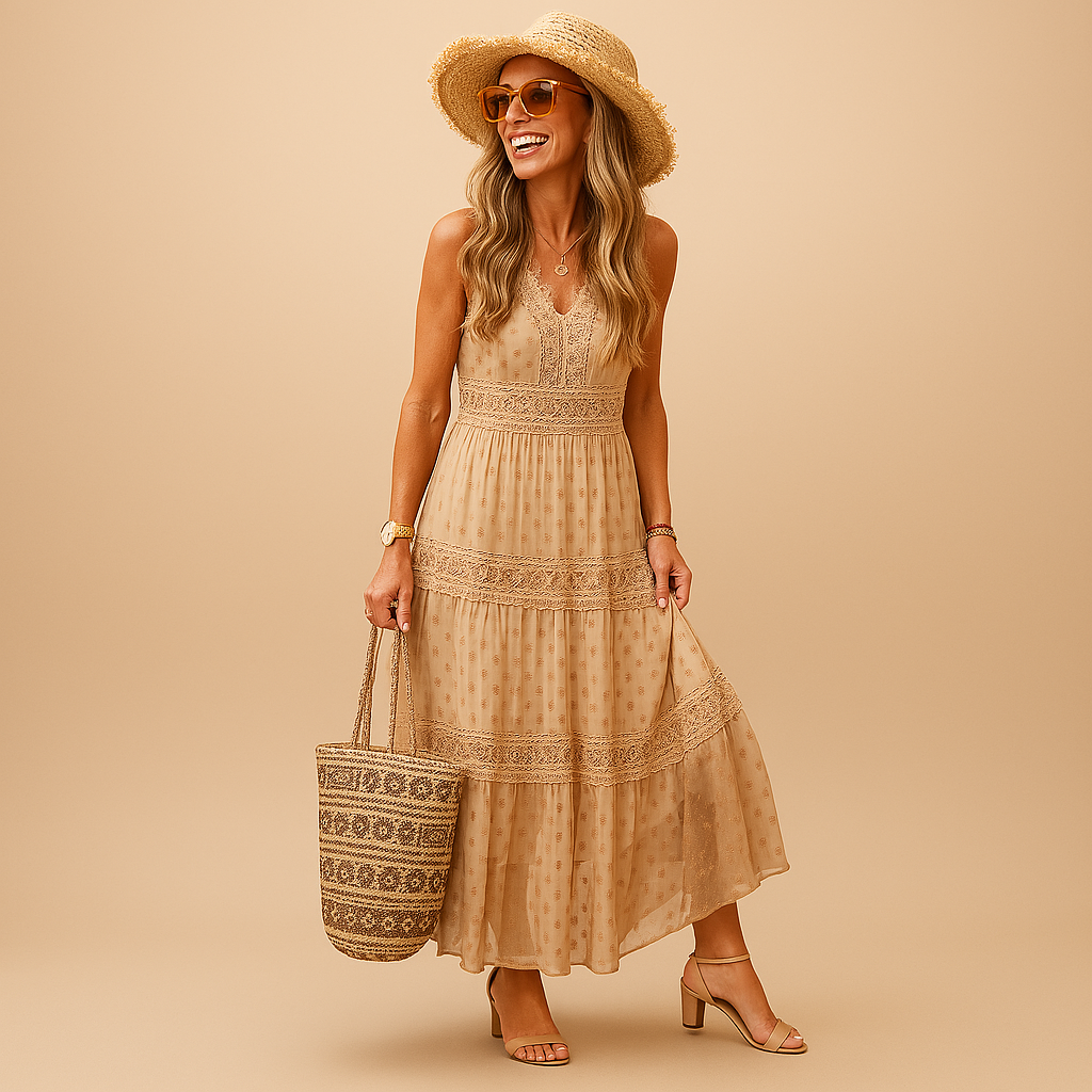 Yara Boho Summer Dress - Breezy Fit & Stylish Comfort for Women