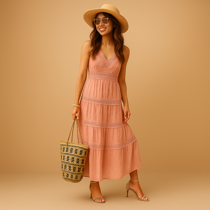 Yara Boho Summer Dress - Breezy Fit & Stylish Comfort for Women