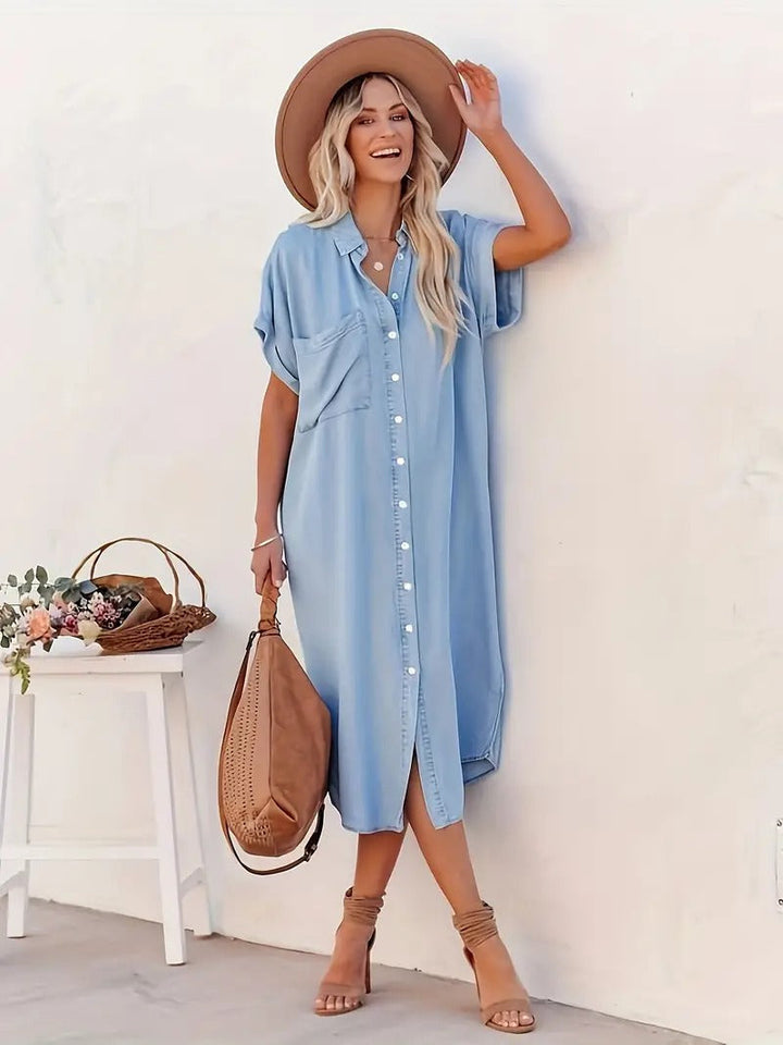 Zara™ | Effortless Elegance Shirt Dress