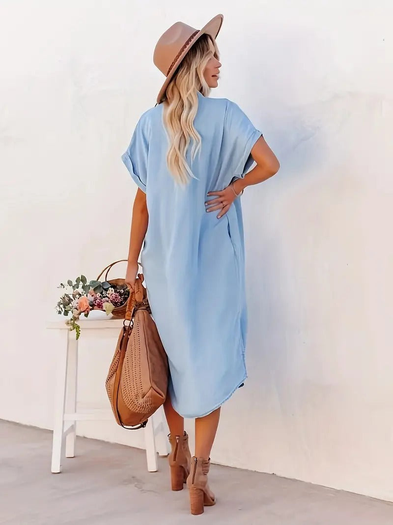 Zara™ | Effortless Elegance Shirt Dress