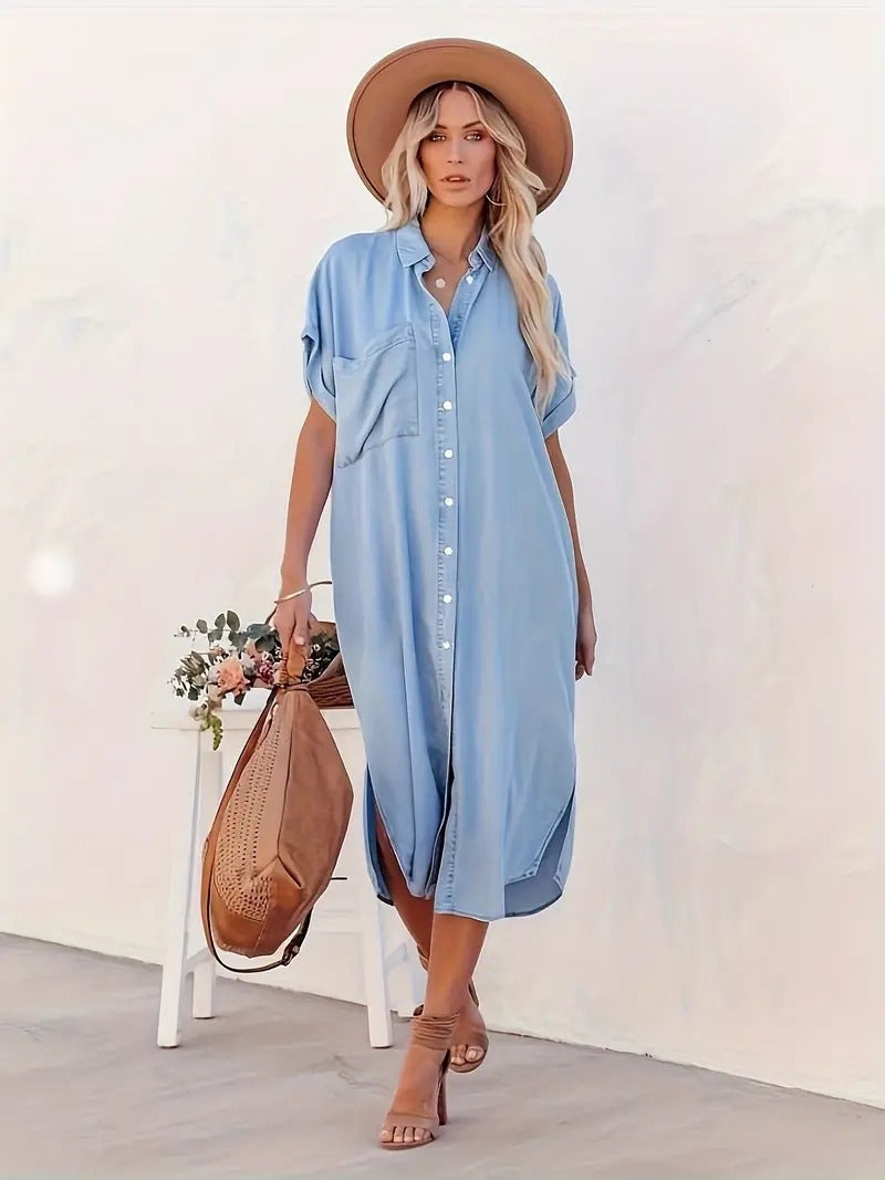Zara™ | Effortless Elegance Shirt Dress
