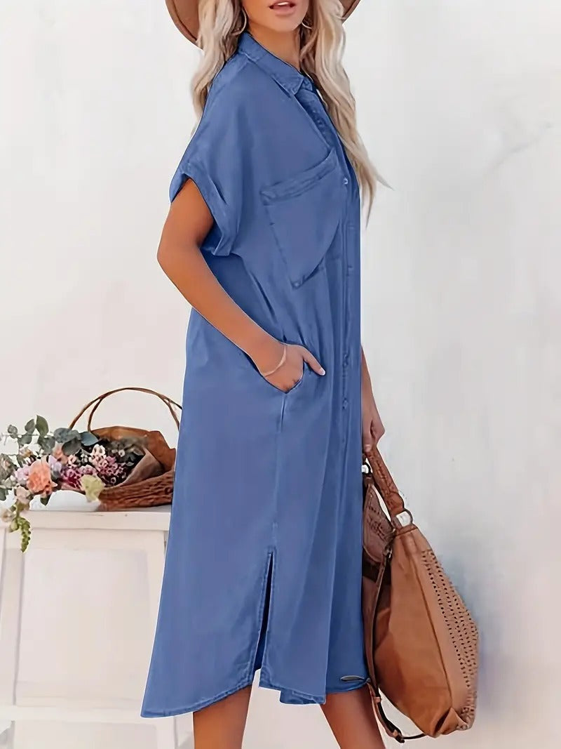 Zara™ | Effortless Elegance Shirt Dress