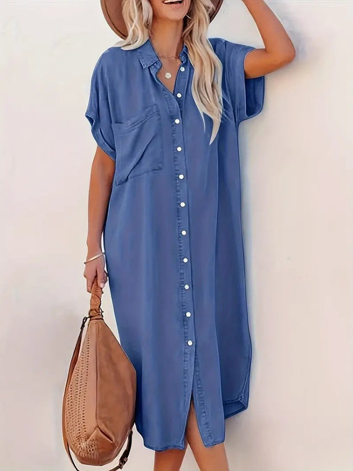 Zara™ | Effortless Elegance Shirt Dress