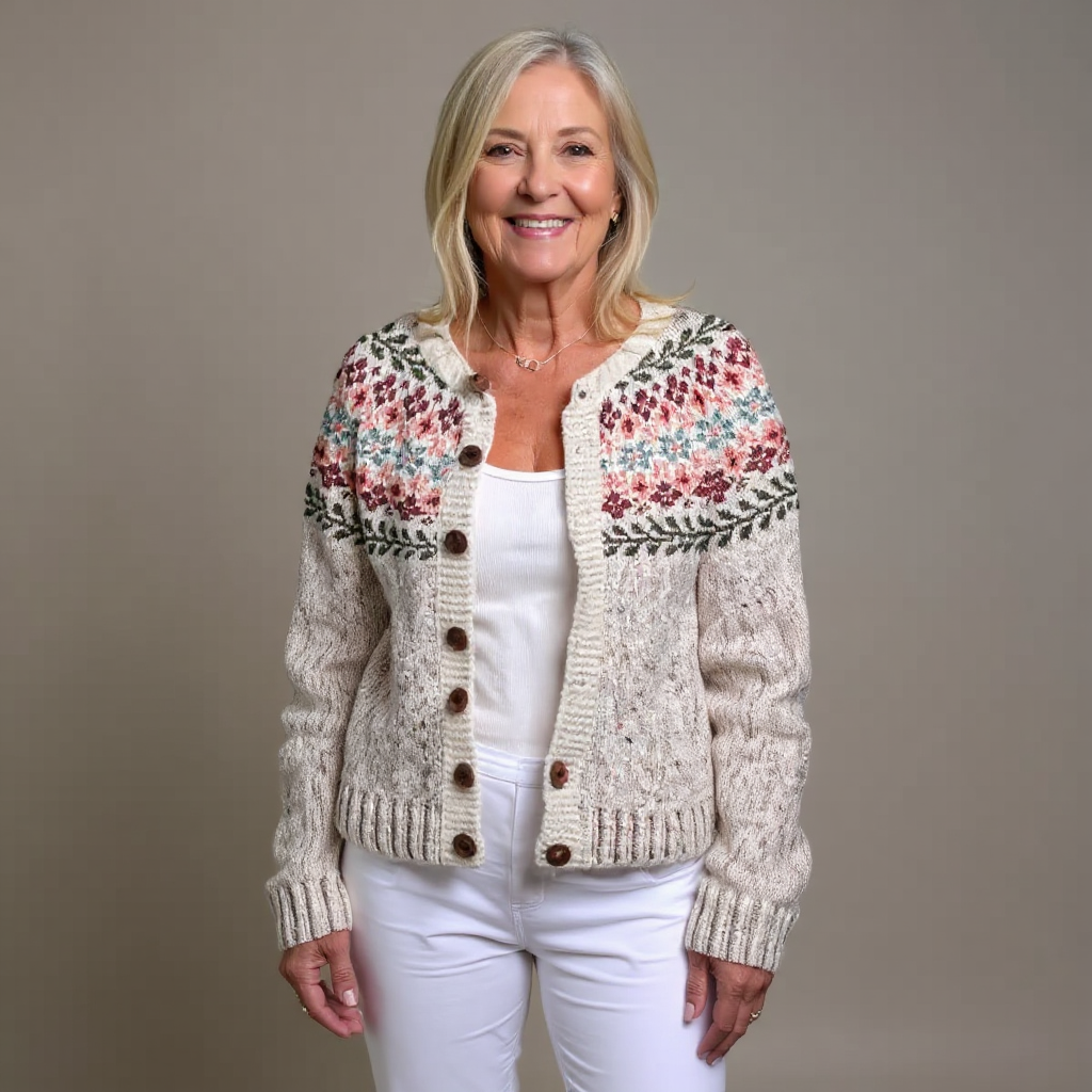 Zoe | Vintage Icelandic Wool Cardigan 1
