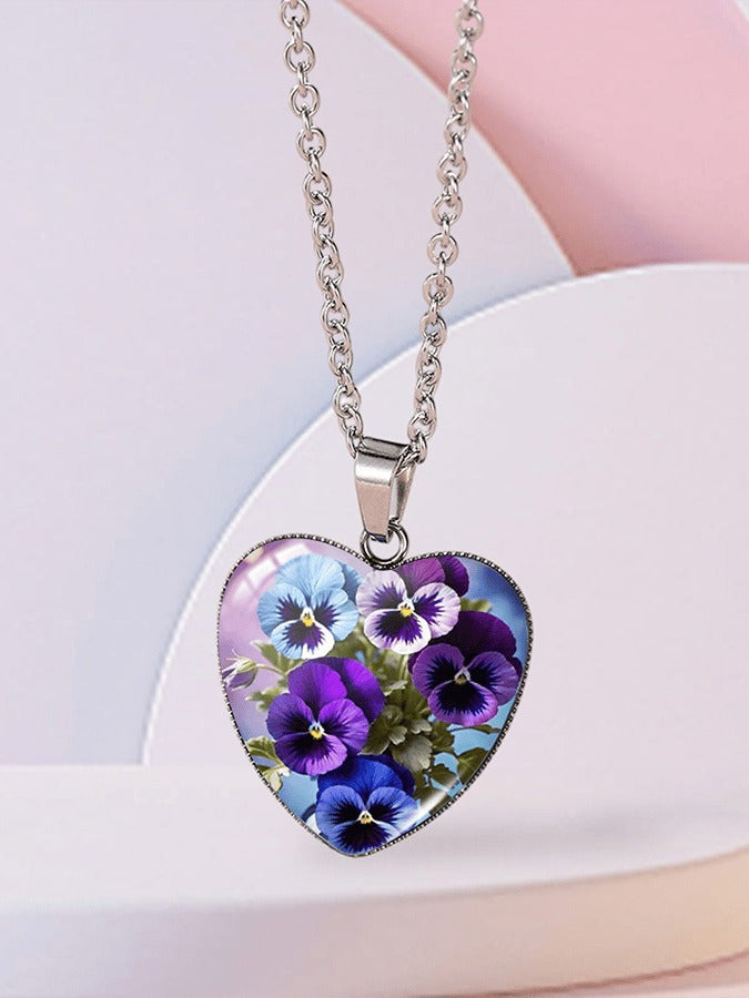 Viola™ | Elegant Women's Heart Necklace