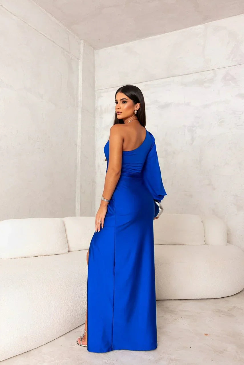 Elegant Long Sleeve Maxi Dress - Chic & Versatile for Special Occasions