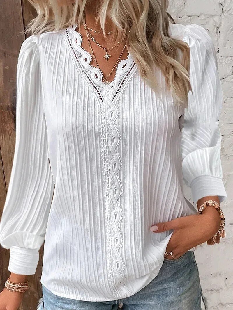 Lydia | Lace Detail Blouse
