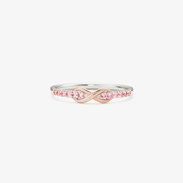 Raise Awareness Of Breast Cancer Pink Infinity Diamond Ring