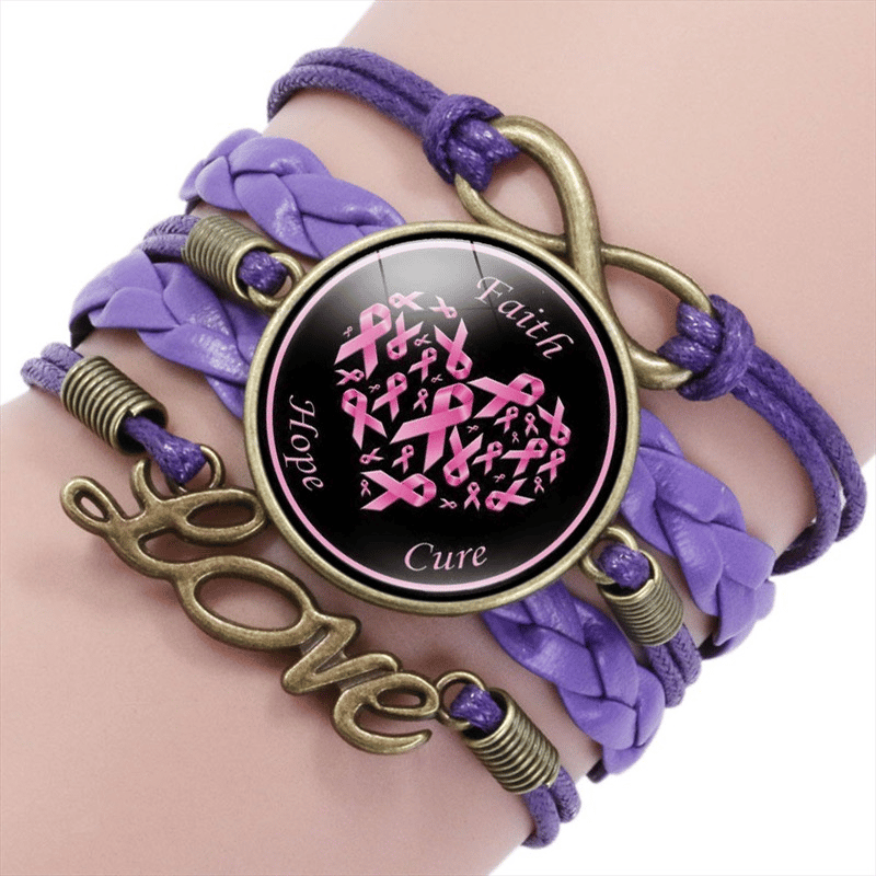 Alicia | Breast Cancer Awareness Women's Handmade Bracelet