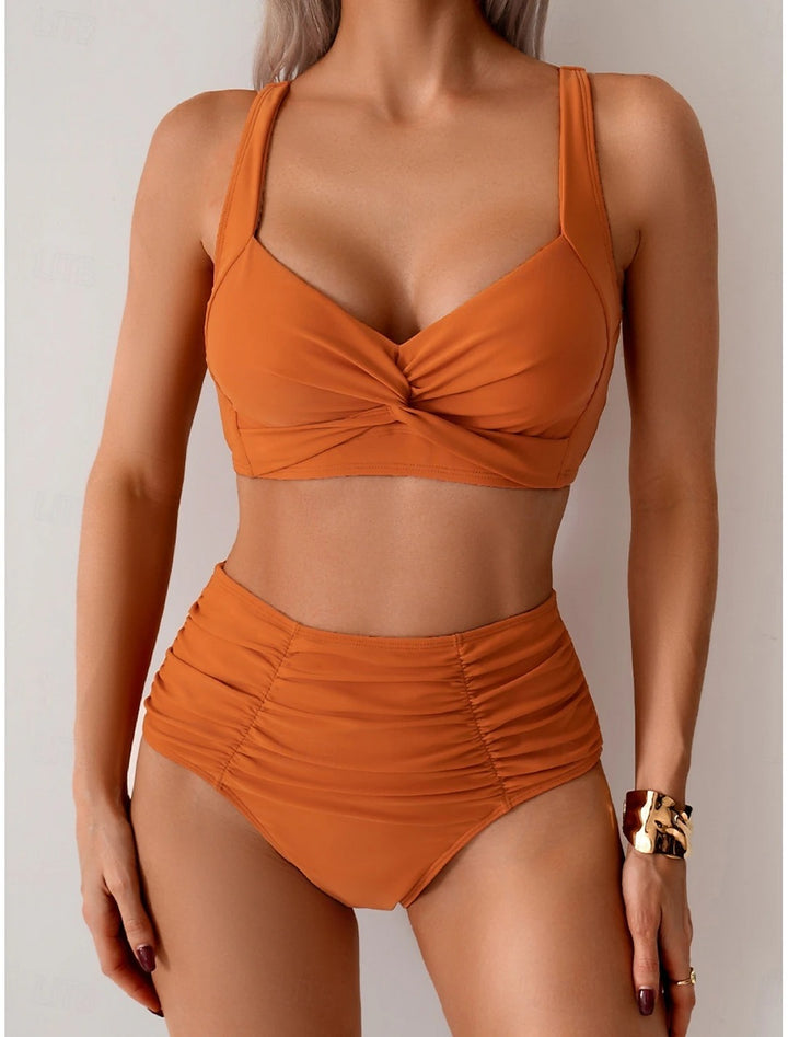 Nicole - Ruched Fabric Bikini