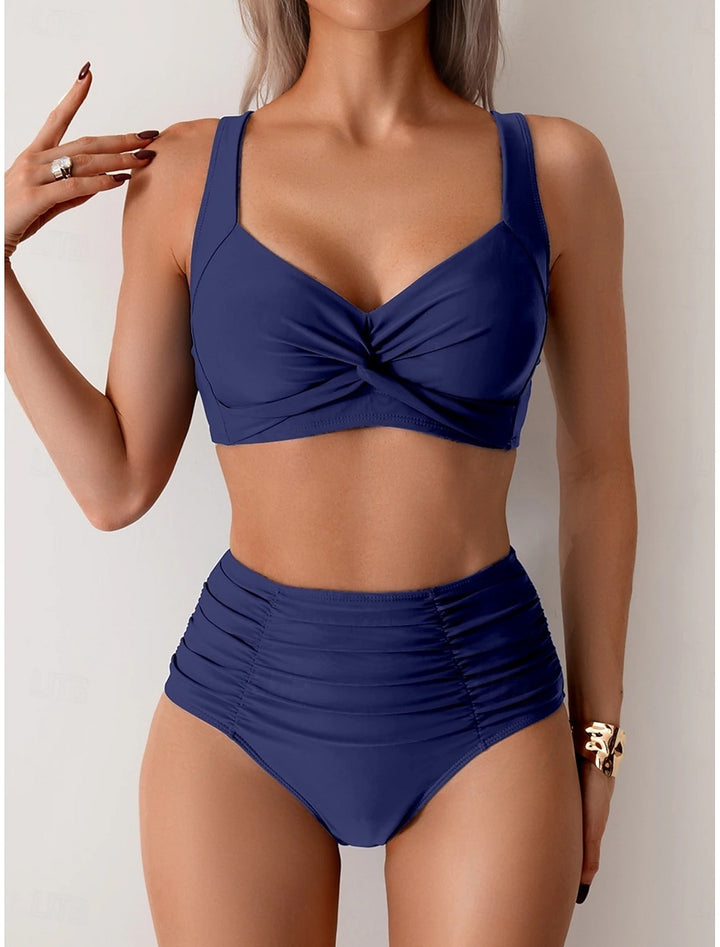 Nicole - Ruched Fabric Bikini