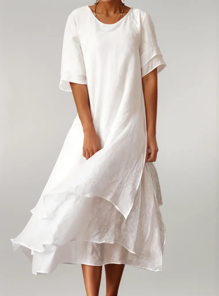 Elegant Women's Long Dress - Timeless Style & Comfortable Fit