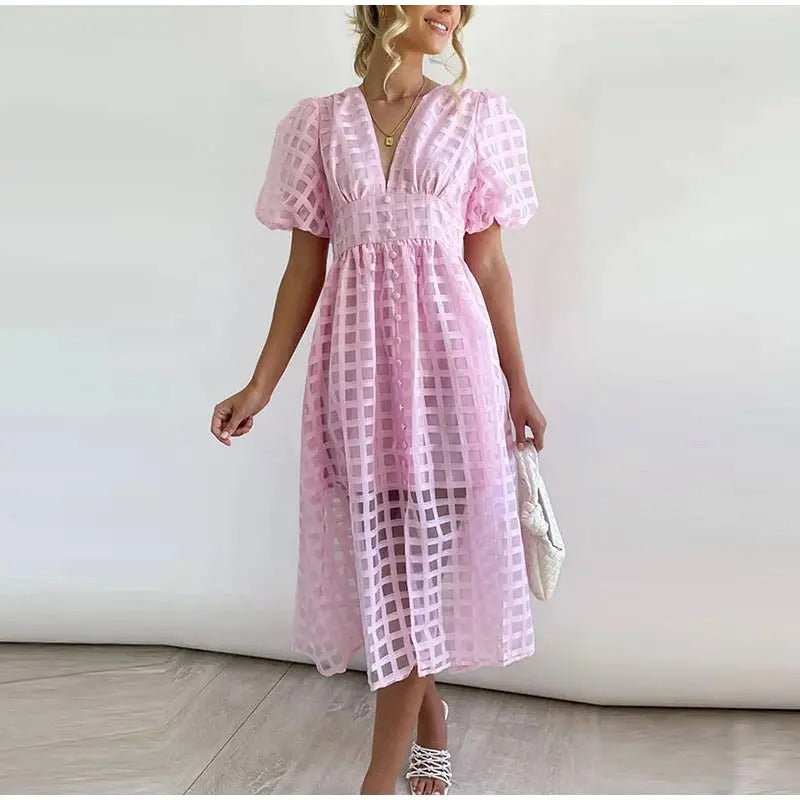Variant image for Womens Dress - Elegant Summer Style for Effortless Comfort-29
