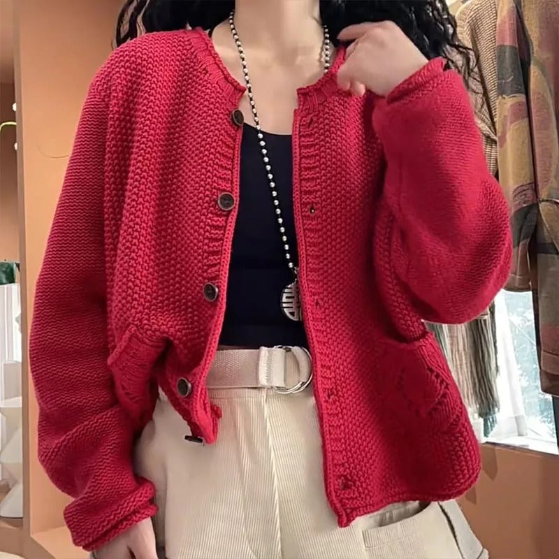 Valentina™ | Chic Pocket Cardigan for Women