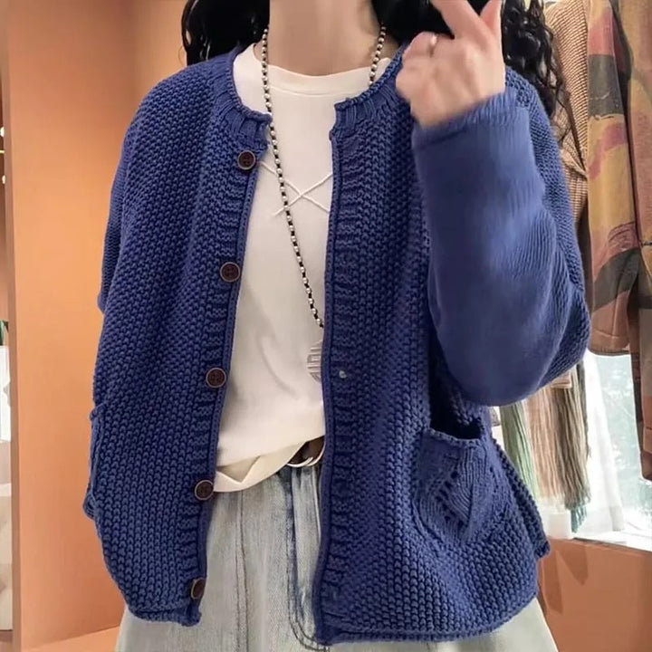 Valentina™ | Chic Pocket Cardigan for Women